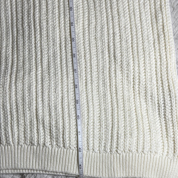 Banana Republic Cream Ribbed Knit Dress - Picture 5 of 7